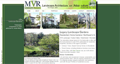 Desktop Screenshot of mvrlandscapegarden.com